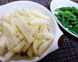 塩味もいいね【芋とインゲンの塩きんぴら】作り方4写真