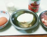 牛乳入り卵でしっかり巻いたオムライス作り方1写真