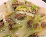サムライ特製ひき肉白菜のあんかけ炒め❤作り方7写真