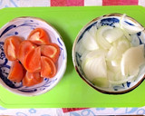 ▽トマトとたまごのミルクスープ▽作り方1写真