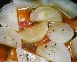 大根とベーコンの白だし煮作り方5写真