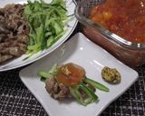 トマト紅茶ゼリー添えさっぱり豚肉炒め作り方4写真