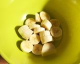 簡単おやつ おとうふバナナアイス作り方1写真