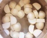 ふわふわ⭐️蕪と鶏団子のスープ作り方5写真