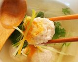 ふわふわ⭐️蕪と鶏団子のスープ作り方9写真