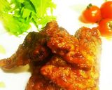 豚カツ肉DEケチャップまみれの竜田揚げ♪作り方8写真