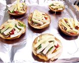 ✿椎茸のしらす入り梅しそチーズ焼き✿作り方2写真