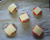 トマトと紅茶チーズのオーブン焼き♪作り方5写真
