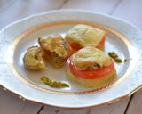 トマトと紅茶チーズのオーブン焼き♪作り方6写真
