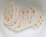 れんこんのヘルシーはさみ焼き作り方1写真