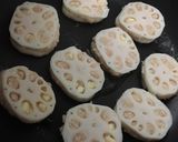れんこんのヘルシーはさみ焼き作り方7写真