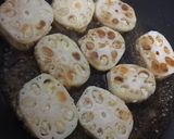 れんこんのヘルシーはさみ焼き作り方8写真