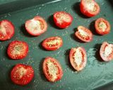 ローストトマトと紅茶ソースのピンチョス作り方1写真