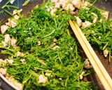 にんじん葉のさっと炒め作り方3写真