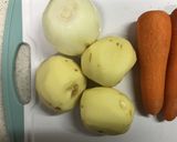 クリームシチュー、消えるじゃがいも作り方1写真