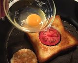 NEWラピュタパンの目玉焼きトースト作り方3写真
