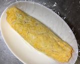 ラップでくるりん♪オムライス作り方10写真