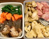 がごめ昆布粉入り根菜の煮物作り方1写真