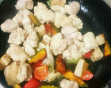 ＊鶏と野菜の黒酢あん炒め＊作り方5写真