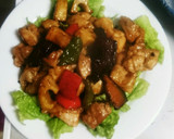 ＊鶏と野菜の黒酢あん炒め＊作り方6写真
