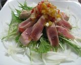 カラフル♪炙りマグロのカルパッチョ作り方4写真