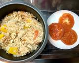 炊飯器でトマトと紅茶のふわとろオムレツ作り方6写真