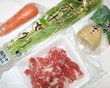 チンジャオロースー風セリと牛肉の炒めもの作り方1写真