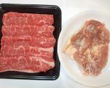 簡単焼肉♪塩だれ手作り・鶏肉牛肉で作り方1写真