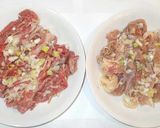 簡単焼肉♪塩だれ手作り・鶏肉牛肉で作り方4写真