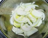 簡単。タマネギと卵炒め作り方1写真