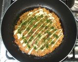 大麦お好み焼き♪簡単に食物繊維作り方7写真