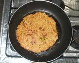 大麦お好み焼き♪簡単に食物繊維作り方5写真