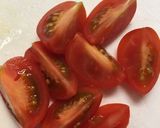 ミルクティ＆プチトマトのトースト作り方6写真