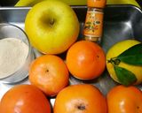 秋の味覚、柿ジャム作り方1写真