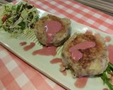 里芋の親芋でハンバーグ風作り方5写真