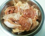 鶏もも肉とナス、ピーマンの辛味噌炒め作り方2写真