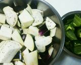 鶏もも肉とナス、ピーマンの辛味噌炒め作り方3写真