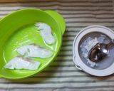 離乳食初期 白身魚 タイのお刺身作り方2写真