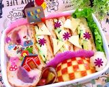 秋の学校行事♫ボリュームサンドイッチ弁当作り方4写真