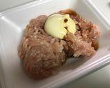 椎茸嫌いのための椎茸まんま鶏ハンバーグ作り方1写真