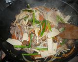 にんにくの芽入り♪野菜の韓国風キムチ炒め作り方5写真