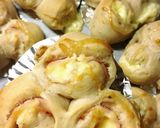 HB！簡単ハムチーズ惣菜パン☆くるみ入り作り方10写真
