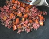 甘辛洋風チーズ肉豆腐作り方2写真