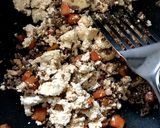 甘辛洋風チーズ肉豆腐作り方3写真