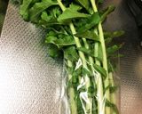 海苔たっぷり♡大根の葉の炒めもの作り方1写真