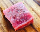 マグロのタタキ*レモンとオレンジのソース作り方1写真