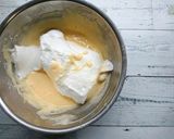 抹茶米粉甘酒マーブルシフォン作り方5写真