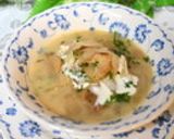 鳥モモ肉ホロホロ白ワイン煮込みスープ♪作り方10写真