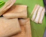 薄揚げの包み焼き♡明太もちチーズ作り方1写真