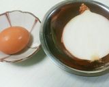 タマネギと溶き卵の味噌汁(合わせ味噌)作り方1写真
